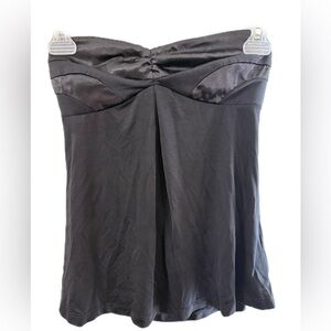 Dynamite Black Ruched Top
